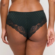 Load image into Gallery viewer, Green lace underwear worn by a person on a plain background

