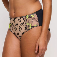 Load image into Gallery viewer, Lace underwear with floral patterns on a plain background

