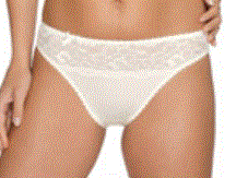 Load image into Gallery viewer, SALE. Rio style brief with lace panel to the front and full back. 
