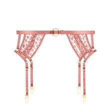 Load image into Gallery viewer, Image of the Crazy in Love by Aubade suspender belt on a white background.
