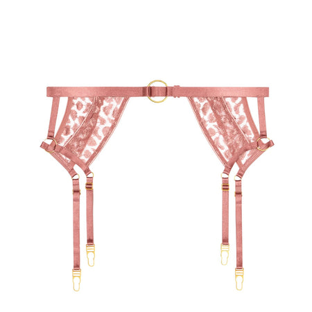 Image of the Crazy in Love by Aubade suspender belt on a white background.