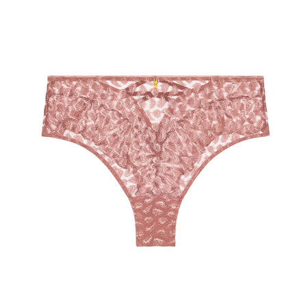 Imag of the Crazy in Love by Aubade high-wasted luxury g/string on a white background.