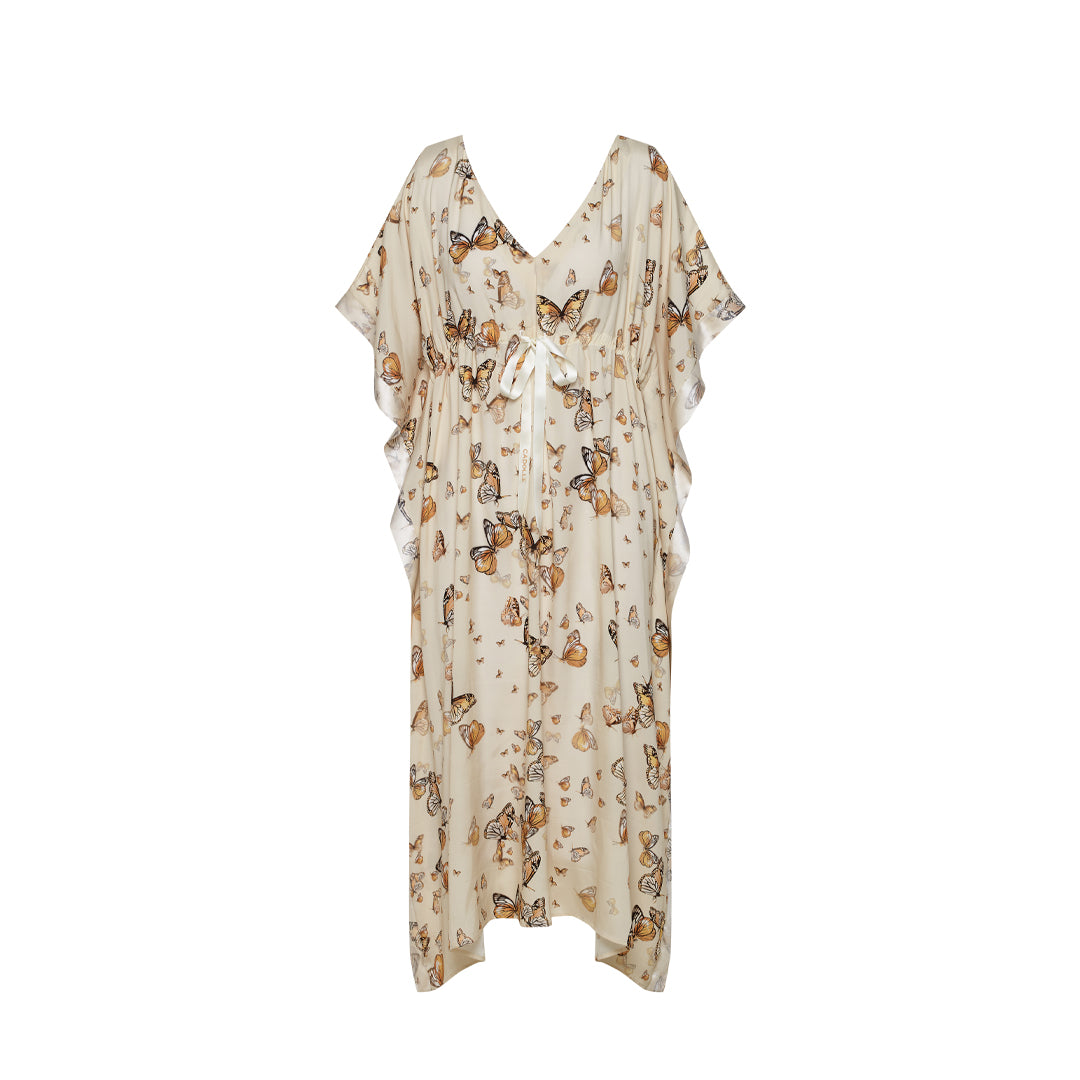 Papillon Pure Silk Kaftan