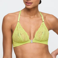 A gorgeous all lace front-opening Bralette. It also has stunning non removable back lace detail. A light, airy bra top offering both comfort and style.