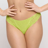 Image of a woman wearing A bikini-style Rio all lace briefs. 
The full back coverage offers an attractive and smoother look under any outfit. A cool and stylish classic shape.&nbsp;