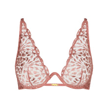 Load image into Gallery viewer, Image of the Aubade Crazy in Love single wire triangle bra on a white background.
