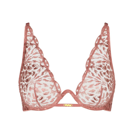 Image of the Aubade Crazy in Love single wire triangle bra on a white background.