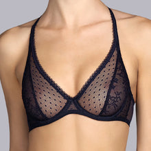 Load image into Gallery viewer, SALE Andres Sarda Benagil triangle wire bra without padding. With a light lining in transparent tulle to give support and centre the breasts. The straps can be worn crossed in the back.  97% Polyamide | 3% Elastane

