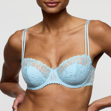 Load image into Gallery viewer, Jane Half-Formed Cup Balconnet Bra | Milky Blue
