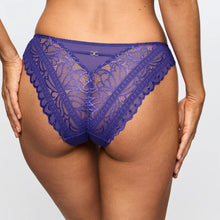 Load image into Gallery viewer, Blue lace underwear on a plain background
