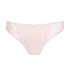 Load image into Gallery viewer, Pink lace underwear on a white background
