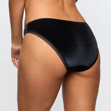 Load image into Gallery viewer, Black underwear worn by a person on a plain background
