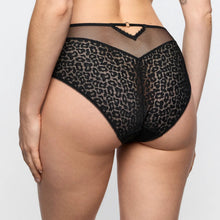 Load image into Gallery viewer, Leopard print lingerie set on a plain background
