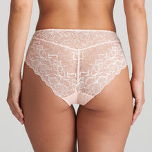 Load image into Gallery viewer, These high-waisted full briefs are a must-have if you love support and a comfortable fit. The lace details is both delicate and fresh.  Fabric Content: Polyamide: 58%, Elastane: 21%, Polyester:15%, Cotton: 6%

