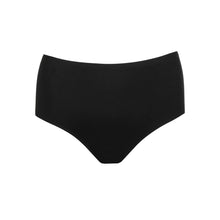 Load image into Gallery viewer, Black high-waisted underwear on a white background
