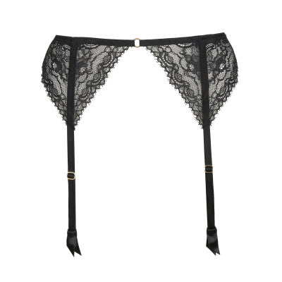 A sexy all Italina lace Suspender Belt. This is the perfect accessory and decoration to the Junoo bra and bottoms.  Fabric content: Polyamide: 89%, Elastane: 11%