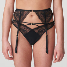 Load image into Gallery viewer, A sexy all Italina lace Suspender Belt. This is the perfect accessory and decoration to the Junoo bra and bottoms.  Fabric content: Polyamide: 89%, Elastane: 11%
