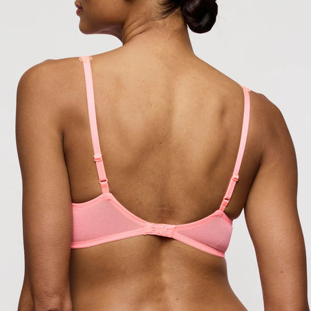 Annaelle Heart-Shape Plunge Bra | Peach