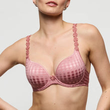 Load image into Gallery viewer, Woman wearing a pink plaid bra against a plain background
