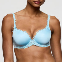 Load image into Gallery viewer, Jane Heart-Shape Plunge Bra | Milky Blue
