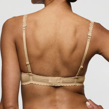 Load image into Gallery viewer, Beige bra worn by a model on a plain background
