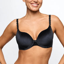 Load image into Gallery viewer, Woman wearing a black bra against a plain background
