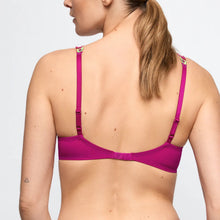 Load image into Gallery viewer, Purple bra worn by a person on a plain background
