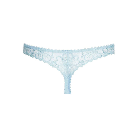 Jane All Lace Classic G/String | Milky Blue