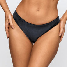 Load image into Gallery viewer, Person wearing black underwear on a plain background
