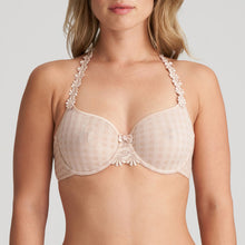 Load image into Gallery viewer, An underwired, non-padded bra. It has the signature Avoro dainty daisy straps, which may be worn as normal or in a halter style. This is the perfect everyday bra. Light and comfortable. Its seamfree cups work perfecly as a t/shirt bra too!   Fabric Content: Polyamide: 79%, Elastane: 17%, Polyester: 4%
