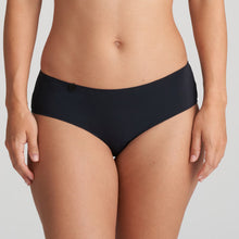 Load image into Gallery viewer, Charcoal Hot Pants have a low rise. This style reveals a hint of your bottom at the back and has a seamless finish. They are totally opaque and are made from soft stretch fabric. Fabric Content: Polyamide: 82%, Elastane:13%, Cotton: 5%
