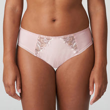 Load image into Gallery viewer, Looking for comfortable and oh so elegant briefs? These Rio briefs have it all. The high cut on the hip also makes the leg look longer. The exquisite embroidery completes the light, luxurious look. Full back for coverage. Total comfort!  Fabric: Polyamide: 58%, Polyester:18%, Elastane:13%, Cotton:11%
