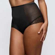 Load image into Gallery viewer, Black fishnet underwear on a plain background
