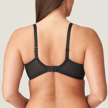 Load image into Gallery viewer, This is a deep-plunge triangle bra with sensual laser-cut lace detail along the neckline. The lace cups have natural stretch and are supremely comfortable, while the formed half cup creates fullness, support and cleavage.   Fabric Content: Polyamide: 50%, Polyester: 36%, Elastane: 14%
