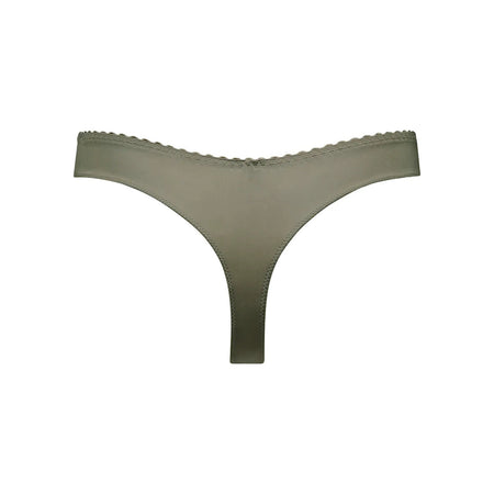 Khaki thong on a white background
