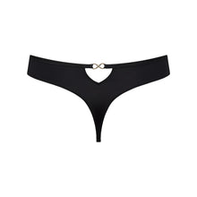 Load image into Gallery viewer, Black thong on a white background

