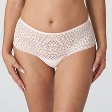 Load image into Gallery viewer, Luxurious G/String with wide lace embroidery over the hip and bottom. Beautifully finished for comfort and style.  Fabric: Polyamide: 88%, Elastane: 10%, Cotton: 2%. Crystal Pink.
