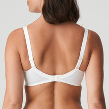 Load image into Gallery viewer,  BEST SELLER! This is our most popular bra, and for good reason! Three-section wire bra with a legendary fit and a light look. The top of the cup is finished with subtle two-tone embroidery that runs into the straps. The cups are deeper than any other Prima Donna bra for a perfect fit.  The firm cups lift the bust while the the higher side section covers more and gives proper support which ensures better uplift for largest sizes.  Fabric: Polyamide: 56%, Polyester: 25%, Cotton:12%, Elastane: 7%
