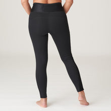 Load image into Gallery viewer, Workout pants in dry-fit fabric to ankle length. They have transparent inserts at the sides. These have an elegant, figured shape and come up to&nbsp;the waist. There is a&nbsp;small pocket on to the back&nbsp;handy for carrying small items when out running.&nbsp;&lt;br&gt;Fabric Content: Polyamide: 81%, Elastane:19%

