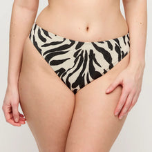 Load image into Gallery viewer, Person wearing zebra print underwear on a plain background
