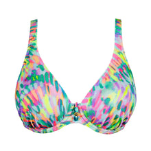 Load image into Gallery viewer, Douala Half Padded Plunge Bikini Top
