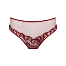 Load image into Gallery viewer, Red lace underwear on a white background
