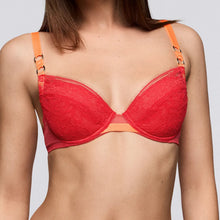 Load image into Gallery viewer, Lovelace Padded Plunge Bra | Hibiscus
