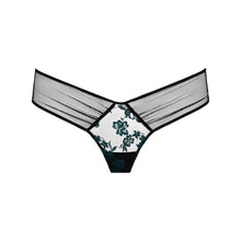 Load image into Gallery viewer, Thong with floral design on a white background
