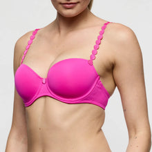 Load image into Gallery viewer, pink bra on model, white background
