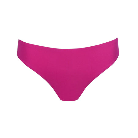 Purple bikini bottom on a white background