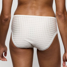 Load image into Gallery viewer, White textured underwear worn by a person on a plain background
