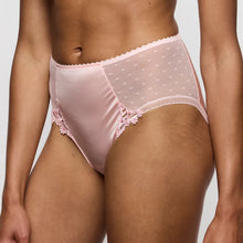 Load image into Gallery viewer, Pink polka dot lingerie set on a plain background

