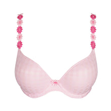 Load image into Gallery viewer, Pink bra with floral straps on a white background
