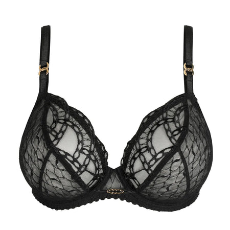Nacia All Lace Plunge Bra | Black